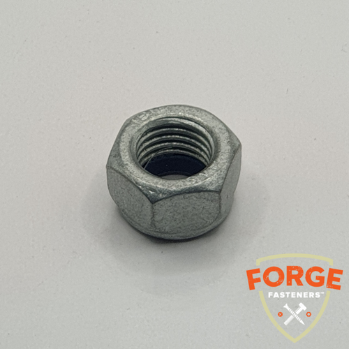 HEX NYLOC NUT METRIC GALV CL8 (PKT)